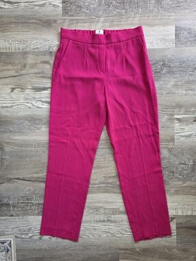Aritiza Babaton Straight Leg Pants in A Raspberry Color Size 8